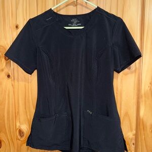 Black scrub top